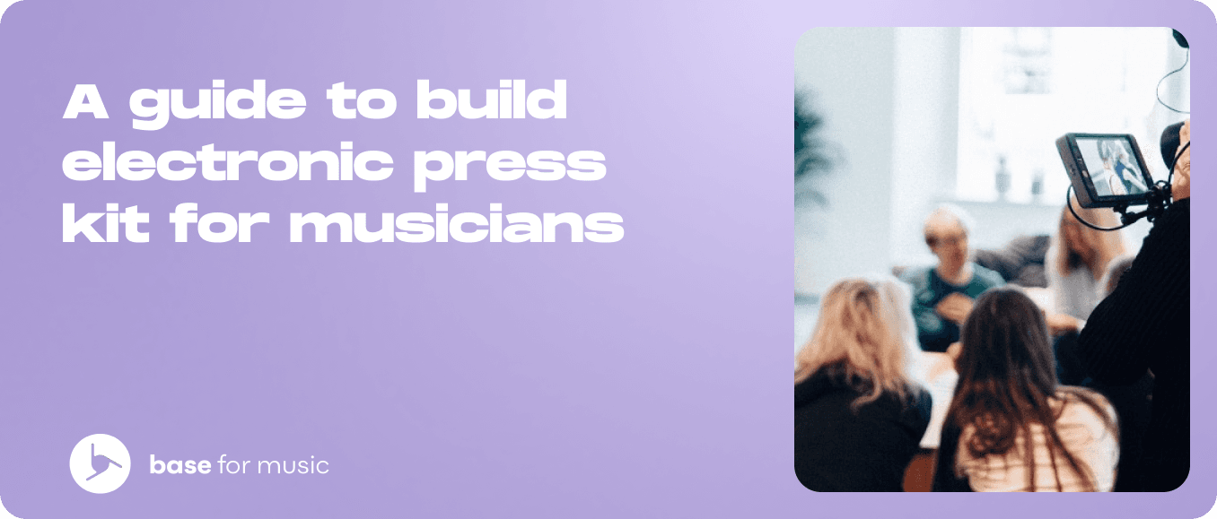 A guide to build electronic press kit for musicians