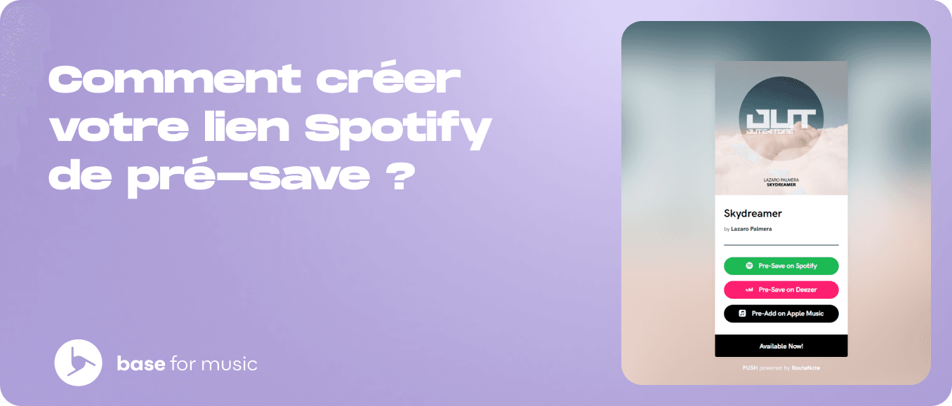 Comment créer votre lien Spotify de pré-save