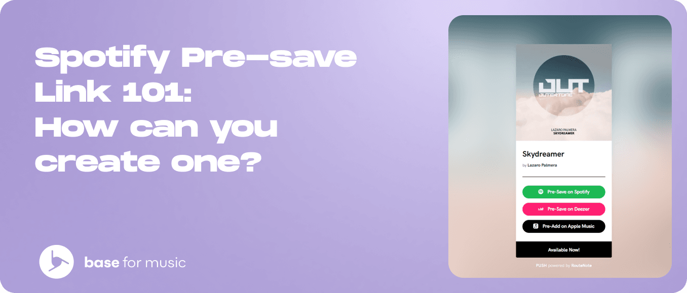 Spotify Pre-save Link 101: How can you create one?