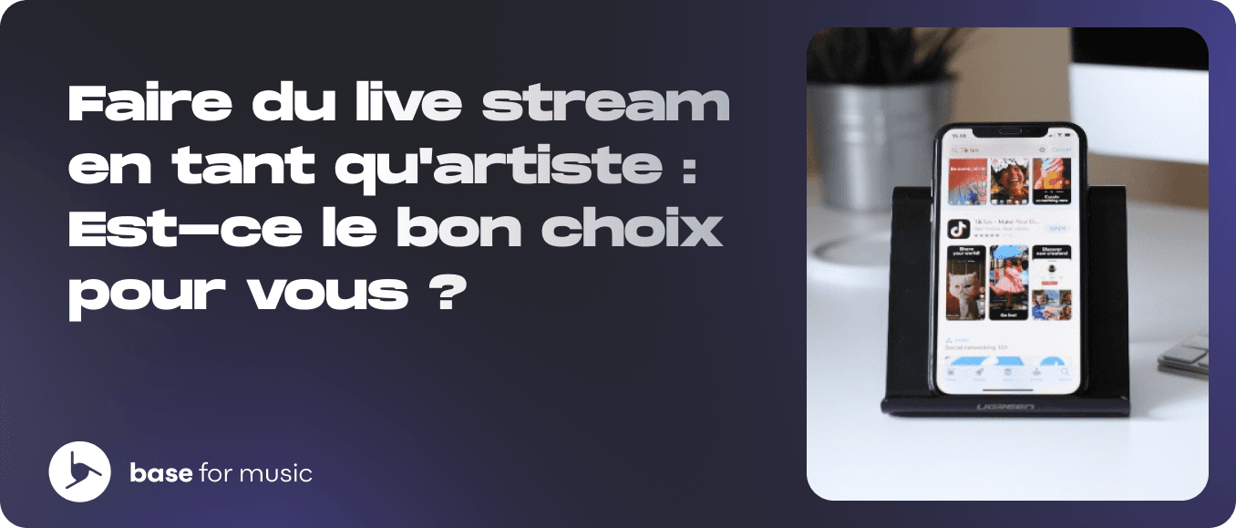 Faire du live stream en tant qu'artiste : Est-ce le bon choix pour vous ? 